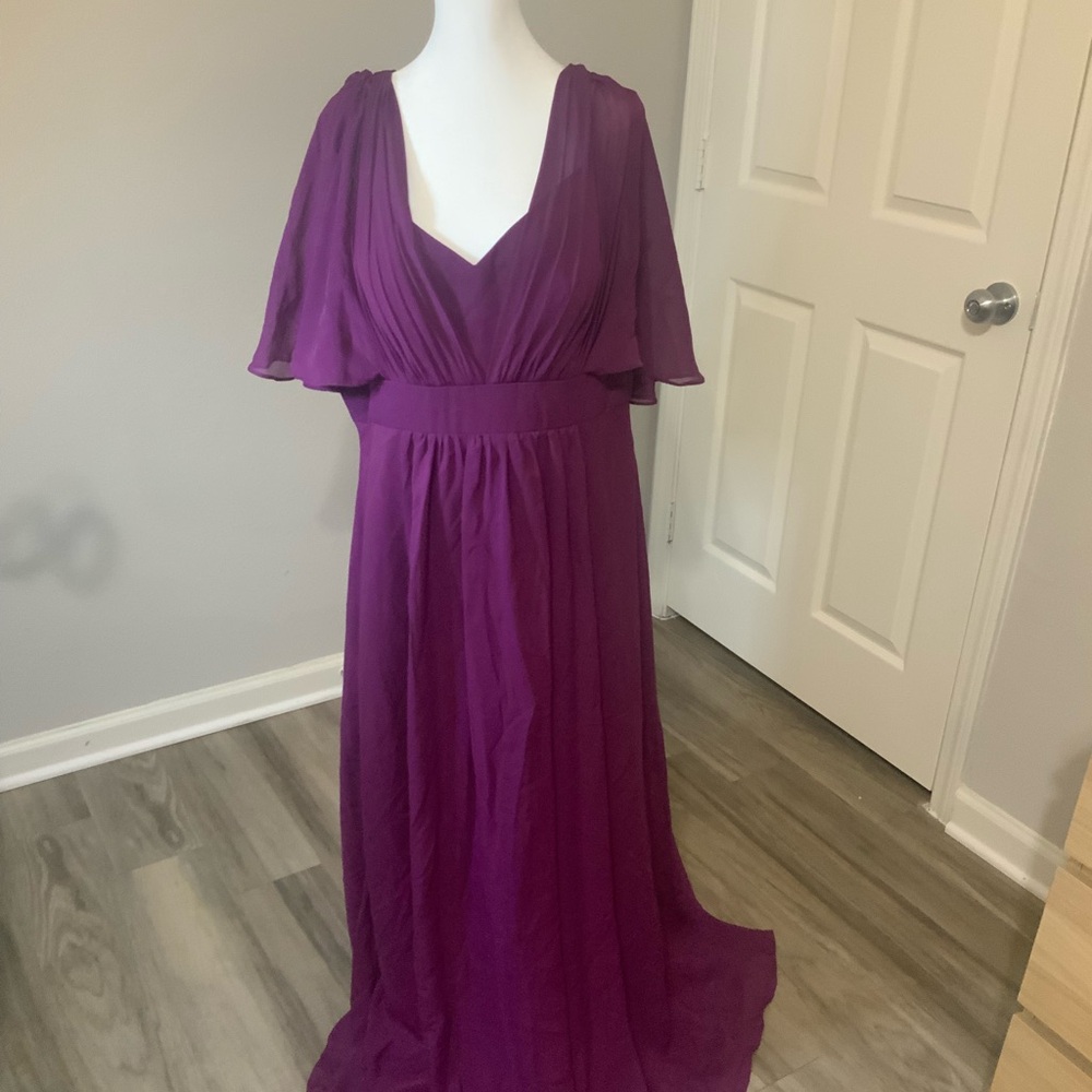 Chic Plum Maxi Dress